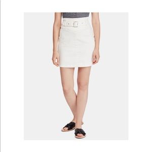 Free People Belted Mini Skirt
